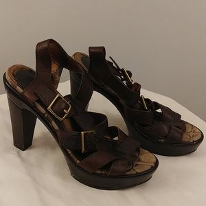 Coach sandal heels